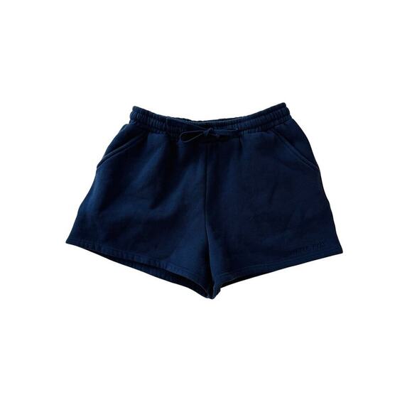 White Fox Boutique Pants - white fox navy blue sweatshorts - size large